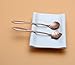 CHICHIC Set of 8 Flower Coffee Spoon Tea Spoon Dessert Spoons Scoop Stainless Steel Tableware Stirring/Sugar/Stir/Bar/Mixing/Ice Cream Spoon for Kitchen Dining Bar, Condiment or Spice, Rose Gold