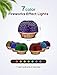 VicTsing Essential Oil Diffuser, 200ml 3D Effect Ultrasonic Aromatherapy Oil Humidifier with Starburst Fireworks Effect, 7-Color LED Lights, Waterless Auto-Off, Great for Home, Office, Bedroom-Brownthumb 1