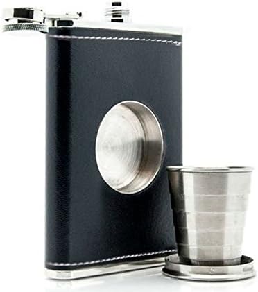 Hot Sale personality SHOT Flask 1pc 8 oz Food Grade Stainless Steel Hip Flask drinkware Alcohol Liquor Whiskey Bottle gifts