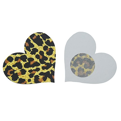 Heart Shape Nipple Covers Satin Adhesive Breast Pasties Petals - Thumbnail 3