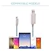 EL-AURORA Micro USB Cable，3 Ft Visible Flowing EL Light Charging Cable & Sync Data for Samsung, HTC, Android Smartphones and More (white)