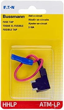 bussmann bp hhlp rp 10 amp low profile atm add a circuit with 5 16 lead wire and crimp terminal 1 pack