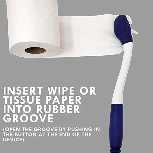 Mars Wellness Self Wipe Assist Bottom Wiping Toilet Aid Wiping Wand - Long Reach Comfort Wipe Extender - Daily Living… - Image 4