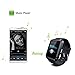 Pandaoo U8 Bluetooth Smart Watch for Android Smartphones - Black