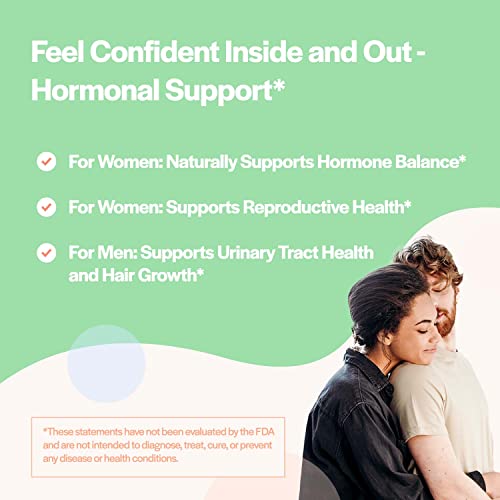 Saw Palmetto for Women and Men DHT Blocker for Hair Growth Restore