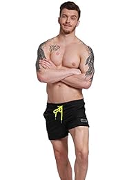 Neleus - Pantalones cortos para hombre con bolsillos