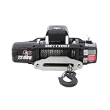 Smittybilt (98512) X2O Waterproof Synthetic Rope Winch - 12000 lb. Load Capacity