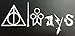 CMI187 Always Harry Potter WHITE Vinyl Car/Laptop/Window/Wall Decal | 8.75