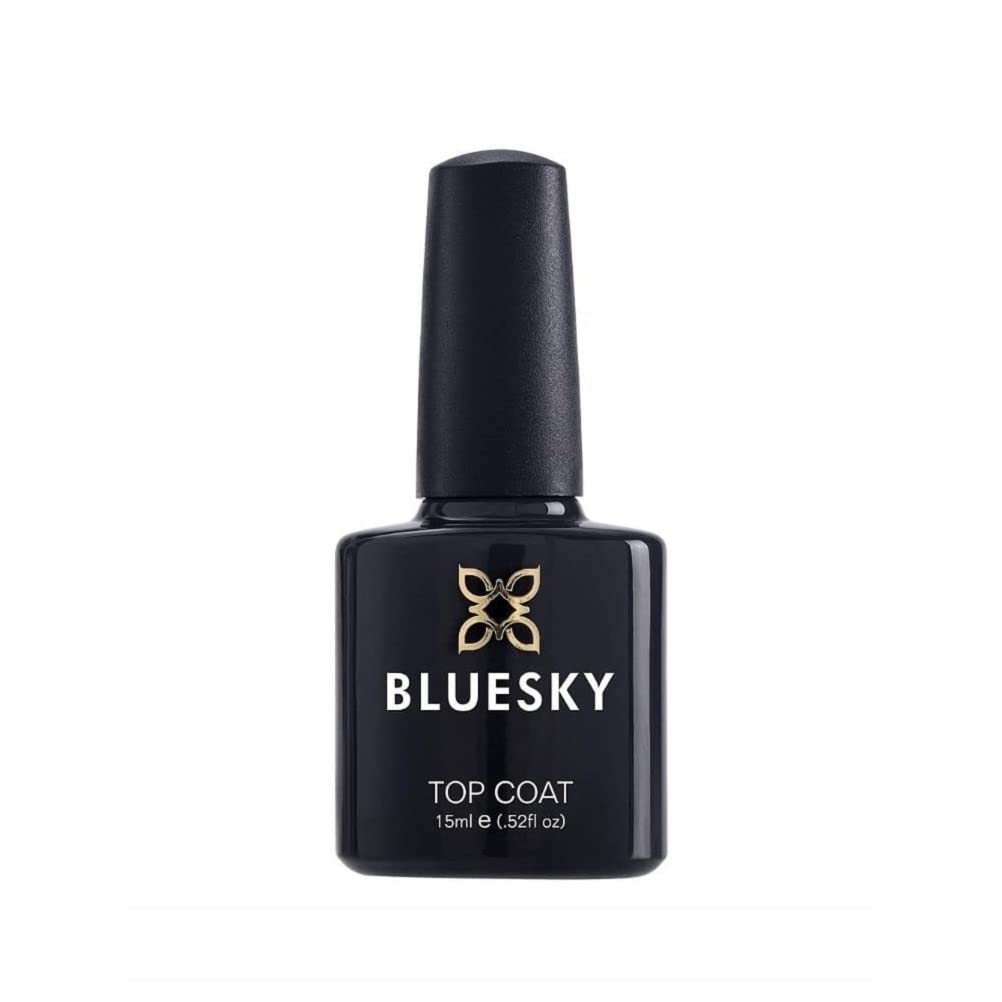 Bluesky Gel Nail Polish, Top Coat, 15 ml (Requires Curing Under UV/LED Lamp)