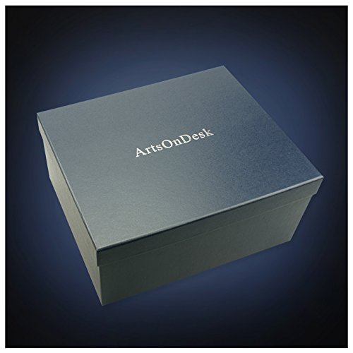 ArtsOnDesk Modern Art Magazine Holder st214 Stainless Steel Satin Finish Patent Applying for-File Holder Newspaper Book Brochure Rack Organizer Box Basket Christmas Thanksgiving Gift