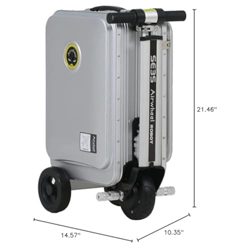 Lantsun Smart Riding Suitcase Luggage Carry-On Scooter Portable