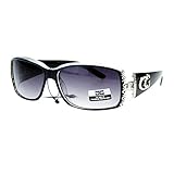 CG Eyewear Rhinestone Studded Narrow Rectangular Designer Fashion Sunglasses ...
