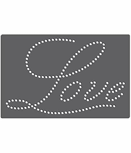 Amazon Com Rhinestone Genie Love Magnetic Rhinestone Template