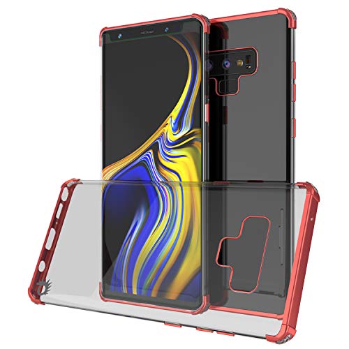Punkcase Note 9 Case [Blaze Series] Protective Cover W/PunkShield Screen Protector [Shockproof] [Slim Fit] for Samsung Galaxy Note 9 [Red]