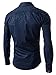 Benibos Men's Casual Long Sleeve Plaid Slim Fit Dress Shirts