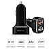 VEDFUN Fast Car Charger for Samsung Galaxy S6/S7/Edge,Note 4/5,HTC One A9/M8/M9,LG G4/V10,Droid Turbo 2,New Moto X, TurboDrive C210 USB Quick Charge 3.0 Charger
