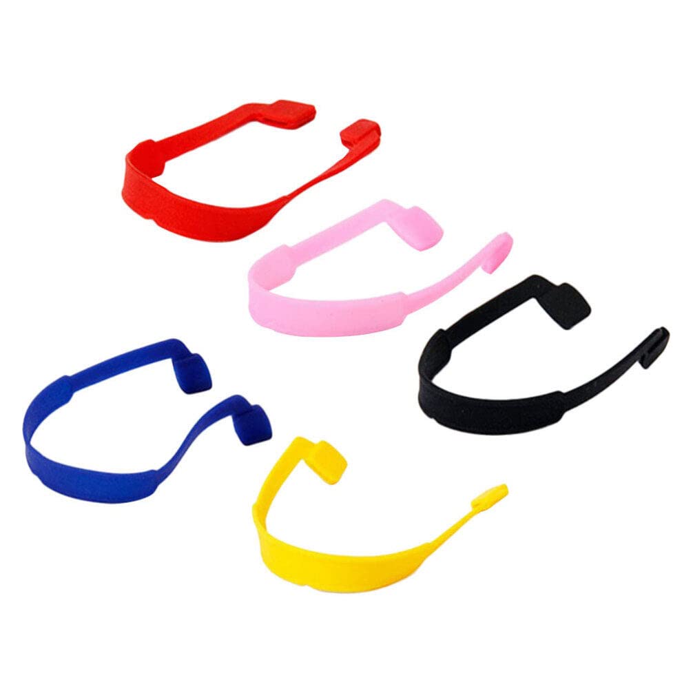 rosenice 5 Colors Elastic Anti-Slip Glasses Strap Headband for Eyeglasses and Sunglasses Adjustable Sports Accessory