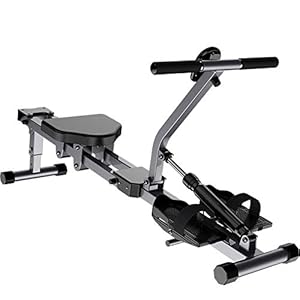 CWYPC Rowing Machine Foldable, Rowing Machines For Home Use Indoor Rower Abdominal Fitness Equipment, 12 Resistance Adjustment, Lcd Display, Maximum Load 150kg, For Office, Balcony, Gym