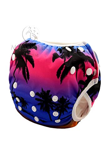 De La Naissance A 2 Ans Couche Maillot De Bain Evolutif Pour Bebe Piscine Et Mer Coucher De Soleil Taille Reglable Maman Et Nature Maillots De Bain Bebe Puericulture