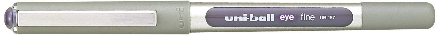 uni-ball Eye Fine UB-157 Rollerball Pen - Violet, Pack of 12