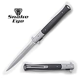 Snake Eye Tactical Large Italian Style Folding Pocket Knife Hunting Camping Fishing Outdoors Lightning Fast Deployment - Razor Sharp Blade 13