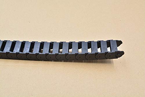 Ochoos Bridge Type Can't Open Plastic 10mmx30mm Drag Chain with end connectors L 1000mm Engraving Machine Cable for CNC Router 1pcs - Thumbnail 3