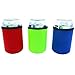 Beer Can Sleeves - Set of 6 Can Sleeves - Extra Thick Neoprene with Stitched Fabric Edges (Classic)