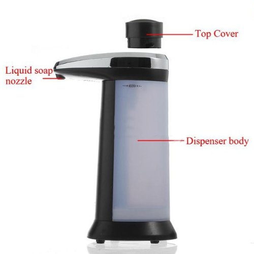Soap Dispenser ,400ml Automatic Hands-Free Sensor Soap Dispenser Hand Sanitizer Without Tactile
