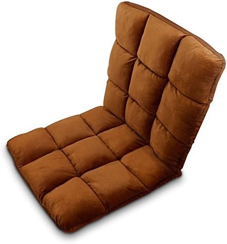 Yankee Home Adjustable Folding Lazy Sofa Six-Position Relax Chair Floor Cushion Multiangle Couch Beds for Watch TV/ Gaming/ Midday Rest/ Nap