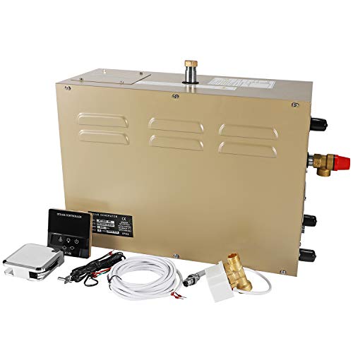 Photo 1 of CGOLDENWALL 6KW Commercial Self-Draining Steam Generator Shower System Sauna Bath Home SPA 30 min to 12 Hours with Waterproof controler For suitable space heating 6 m³ (220V)