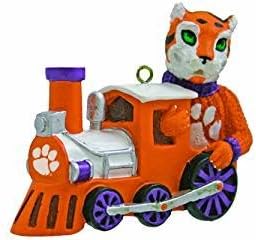 NCAA Clemson Tigers Mascot Train Ornament