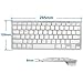 MOTONG Ultra Slim Mini Bluetooth 3.0 Wireless Keyboard with Portable Stand for Apple iPad Air,iPad mini,iPhone X/8/7/6/5,Samsung,Huawei,and other Smartphones and Tablets