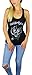 Motorhead Womens Distressed Warpig Tank Top Black (Medium, Black)