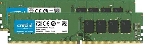 Crucial 8GB Kit (4GBx2) DDR4-2133 MT/s (PC4-17000) CL15 SR x8 Unbuffered DIMM Desktop Memory CT2K4G4DFS8213/CT2C4G4DFS8213