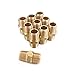 Hex Nipple Coupling Set, 1/4-Inch NPT x 1/4-Inch NPT, Brass Male Pipe (10 Piece)
