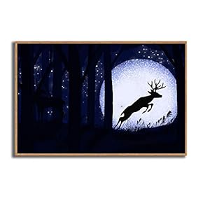 Framed Canvas Wall Art for Living Room, Bedroom Dreamland Theme Canvas Prints for Modern Home Decoration Ready to Hang - 16"x24" inches