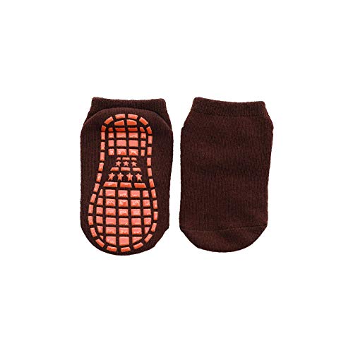 Esaroll Toddler Socks Boys with Grips 2t 3t 4t 5t Non Slip Trampoline Socks for Kids Black Navy Blue