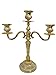 Happy E-life European Style Classic Alloy Candlestick Candelabra for Wedding Dinner Party(Golden,3 Stands)