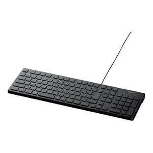 iBUFFALO フルキーボード USB接続 独立キータイプ ブラック BSKBU04BK