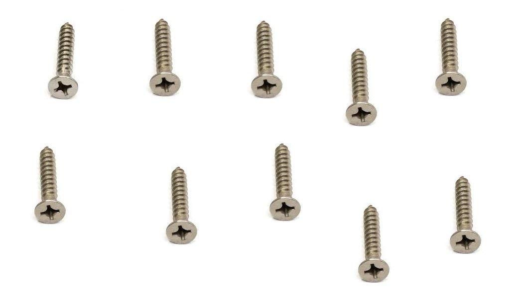 No. 2 x 1/2" Self Tapping Screws (50 pack) Pozi Countersunk Head A2