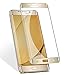 Elebase Galaxy S6 Edge Screen Protector, 3D CurvedTempered Glass,Anti-Scratch,9H Hardness,Full Coverage,Anti-Bubble Clear Film for Samsung Galaxy S6 Edge (Gold)