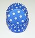 Blue Polka Dot Cupcake Liners Mini Size 100 count