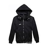 Ainiel Unisex Long Sleeve Zip -up Hoodie with Two Side Pockets