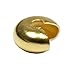 100pcs Top Quality Crimp Bead Knot Cover 6mm 14k Gold Over Copper #CF8-6