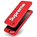 iPhone 7 Case,AICase Ultra Thin Supreme Fashion Full Body Coverage Protection Soft PC [Dual Layer][Slim Fit] Case with Tempered Glass Screen Protector for Apple iPhone 7(Red)