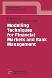 Image de Modelling Techniques for Financial Markets and Bank Management (Contributions to Management Science)