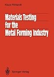 Image de Materials Testing for the Metal Forming Industry