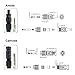 ECO-WORTHY 5 Pairs MC4 Connector Male/Female Solar Panel Cable Connectors