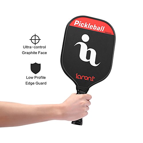 ianoni Graphite Composite Pickleball Paddle Pickleball Racket with Graphite Face & Polymer Honeycomb Core,Balanced Weight,Low Profile Edge,Meets USAPA Specifications - Thumbnail 2