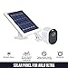 Solar Panel with 13.1ft/4m Cable Compatible with Arlo Ultra - Power Your Arlo Surveillance Camera continuously (White) (Not Compatible with Arlo Pro)